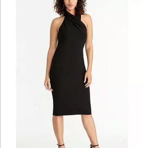 RACHEL Rachel Roy Halter Sheath Dress - Black